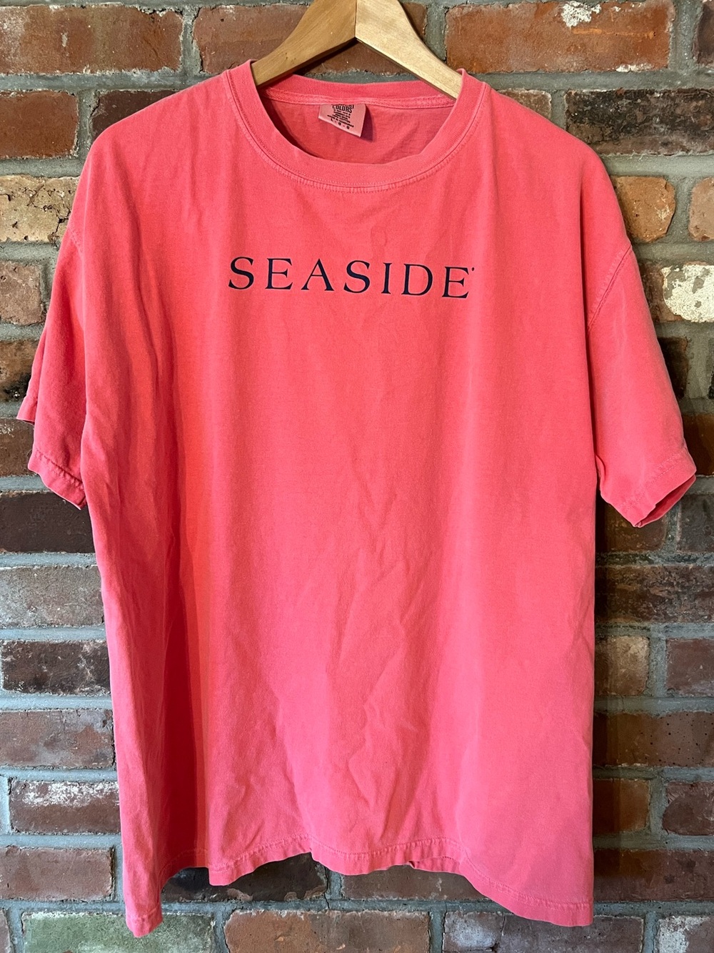 Comfort Colors Coral 'SEASIDE' Crewneck Tee